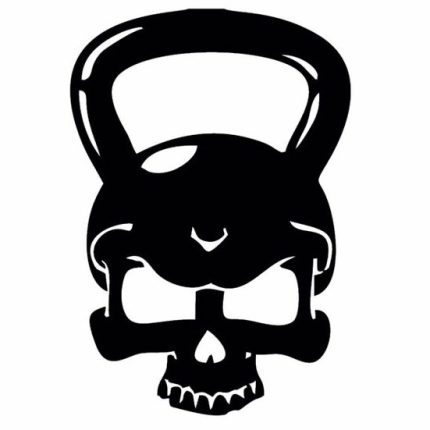 SKULL BEACH BARBELL car-sticker-crossfit