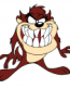 tasmanian-devil-looney-tunes TAZ BIG TEETH STICKER
