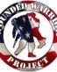 WOUNDED WARRIOR FILLS usa flag sticker
