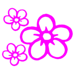 Flower decals