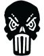 Punnisher Skull Decal