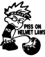 Peeon Helmet Laws decal