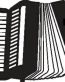 Accordian Diecut Vinyl Decal
