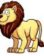 African Animal Cartoon Sticker 4