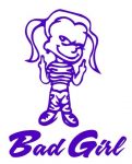 Bad Girl Flippin Decal