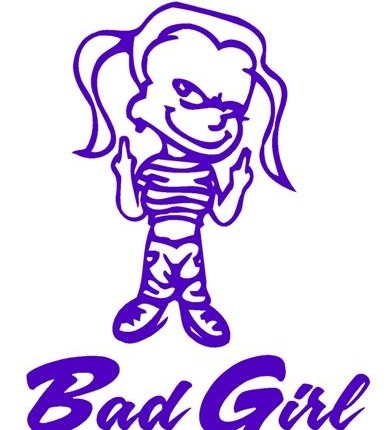 Bad Girl Flippin Decal