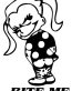 Bite Me Girl Moonin Decal