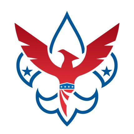 CUB SCOUT NEW EAGLE RWB LOGO STICKER