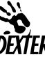 Dexter Logo with Hand Print Decal