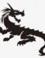 Dragon Die Cut  Animal Tribal Decals  04
