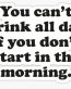 DRINK ALL DAY FUNNY BEER STICKER