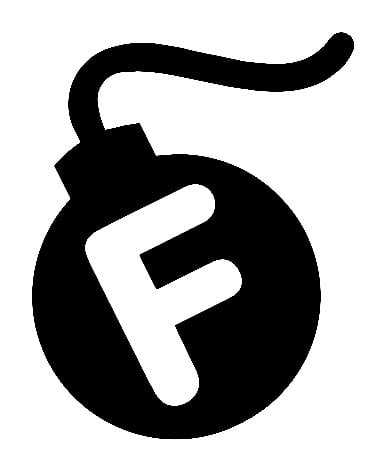 F Bomb Sticker