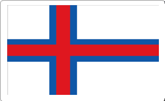 Faroes Flag Decal