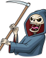 friendly death_grim reaper sticker 28