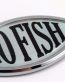 Go Fish Jesus Fish 3D Adhesive Car Emblem