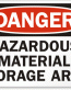Hazardous Material Danger Sign 4