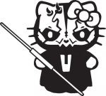 Kitty Kat Darth Maul Decal