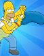 homer and marge Simpson dance sticker