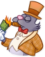 itchy and scratchy funny cartoon sticker 6