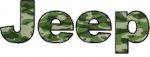 JEEP Decal Green Camo Fill Decal