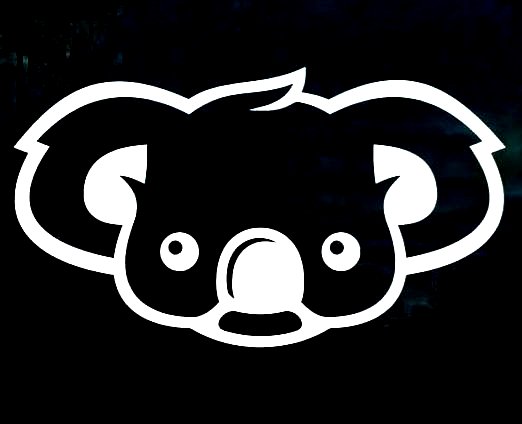 Koala Bear Window Decal Sticker