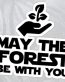 May The Forest Be With You Sticker