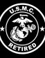 MILITARY RETIRED DIECUT marine corps