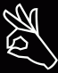OK Hand Sign Sticker