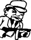 old school gangsta diecut decal