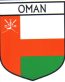 Oman Flag Crest Decal Sticker