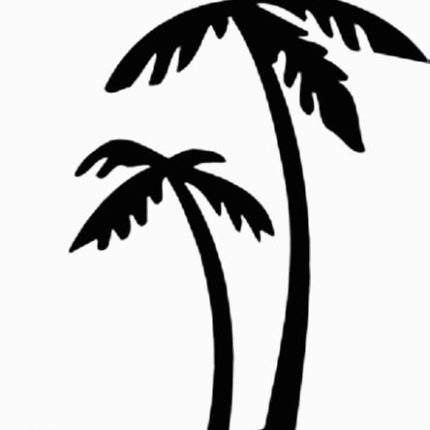 Palm Tree Decal 3