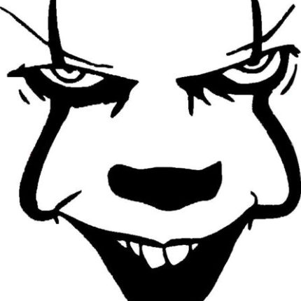 PENNYWISE HORROR DIECUT DECAL