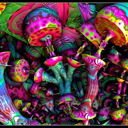 psychedelic nature car decal wall sticker 5