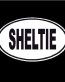 Sheltie Dog Oval Decal