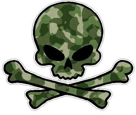 SKULL CAMO FILLS - GREEN