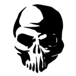 Skull Vinyl Decal Sticker 06