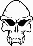 Skull Vinyl Decal Sticker 53