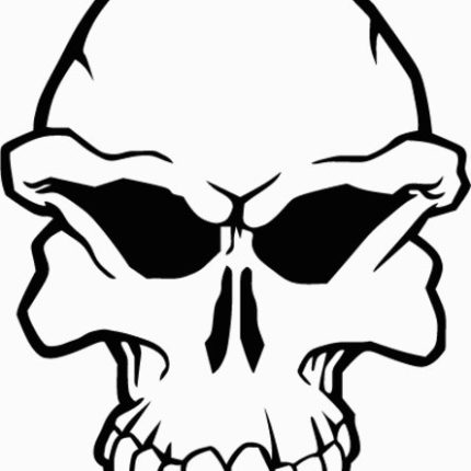 Skull Vinyl Decal Sticker 53