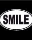Smile Oval Decal