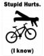 Stupid Hurts Mountain Bike Sticker Pack