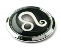 Zodiac Leo 3D Adhesive Chrome Auto Emblem