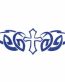 Tribal Cross Decal