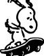 Snoopy Skateboard decal