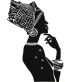 2 African Faces Africa Decal 03