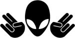 Alien Shocker JDM Decal