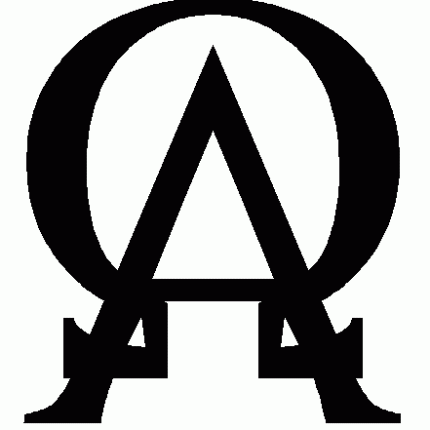 Alpha Omega Die Cut Vinyl Decal Sticker