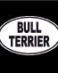 Bull Terrier Oval Decal