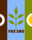 California Fresno City Flad Decal