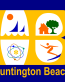California Huntington Beach City Flag Decal