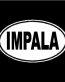 Chevy Impala Oval Decal